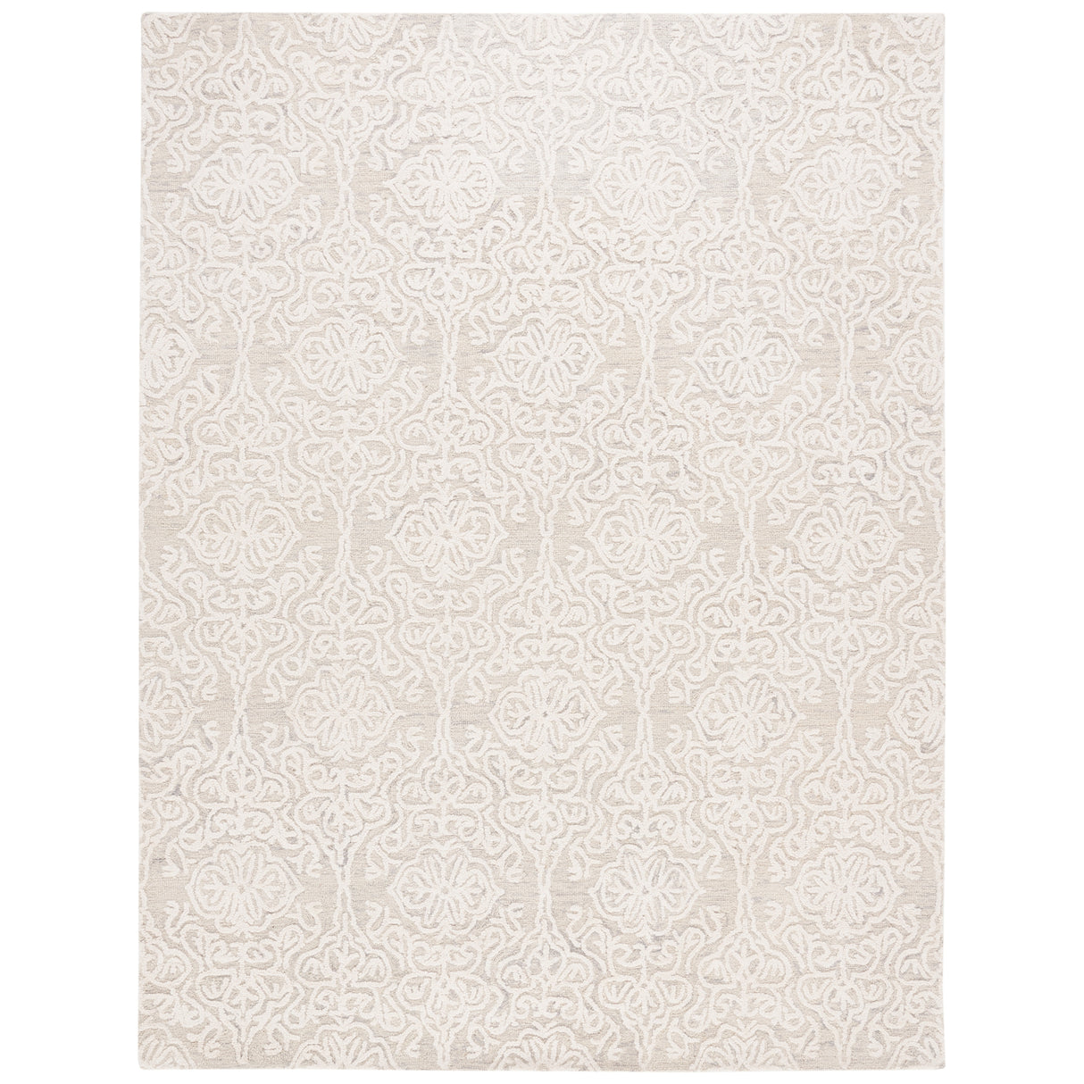 SAFAVIEH Handmade Blossom Cateluta Modern Floral Wool Rug