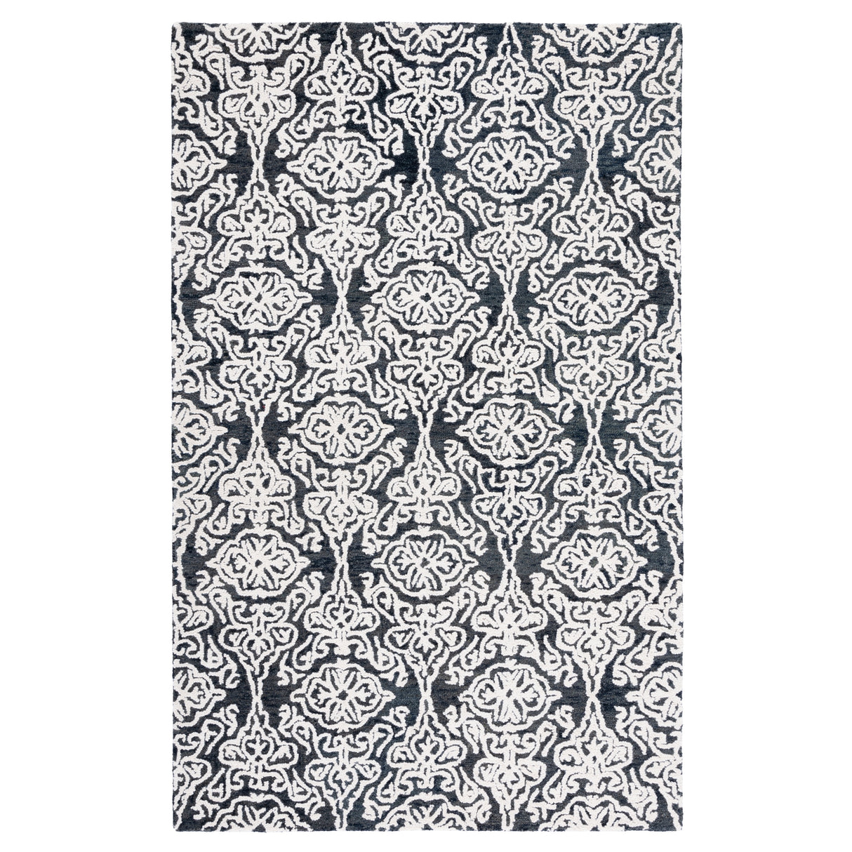 SAFAVIEH Handmade Blossom Cateluta Modern Floral Wool Rug