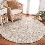 SAFAVIEH Handmade Blossom Cateluta Modern Floral Wool Rug