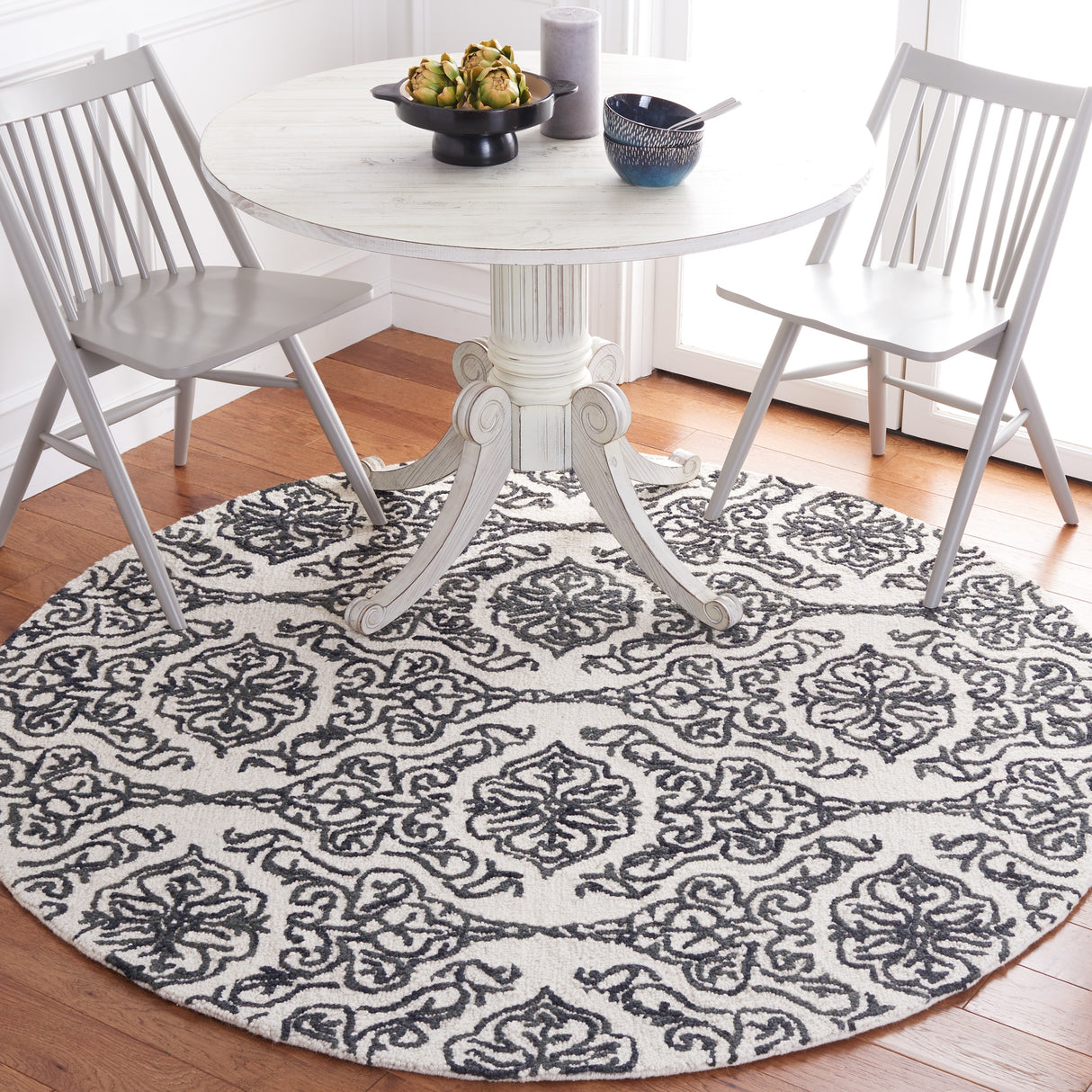 SAFAVIEH Handmade Blossom Cateluta Modern Floral Wool Rug