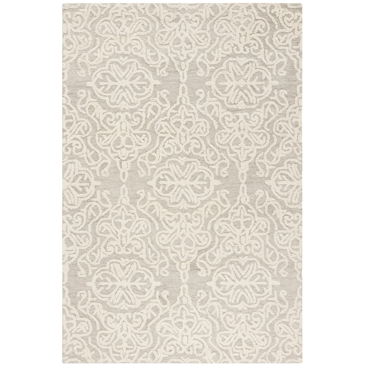 SAFAVIEH Handmade Blossom Cateluta Modern Floral Wool Rug