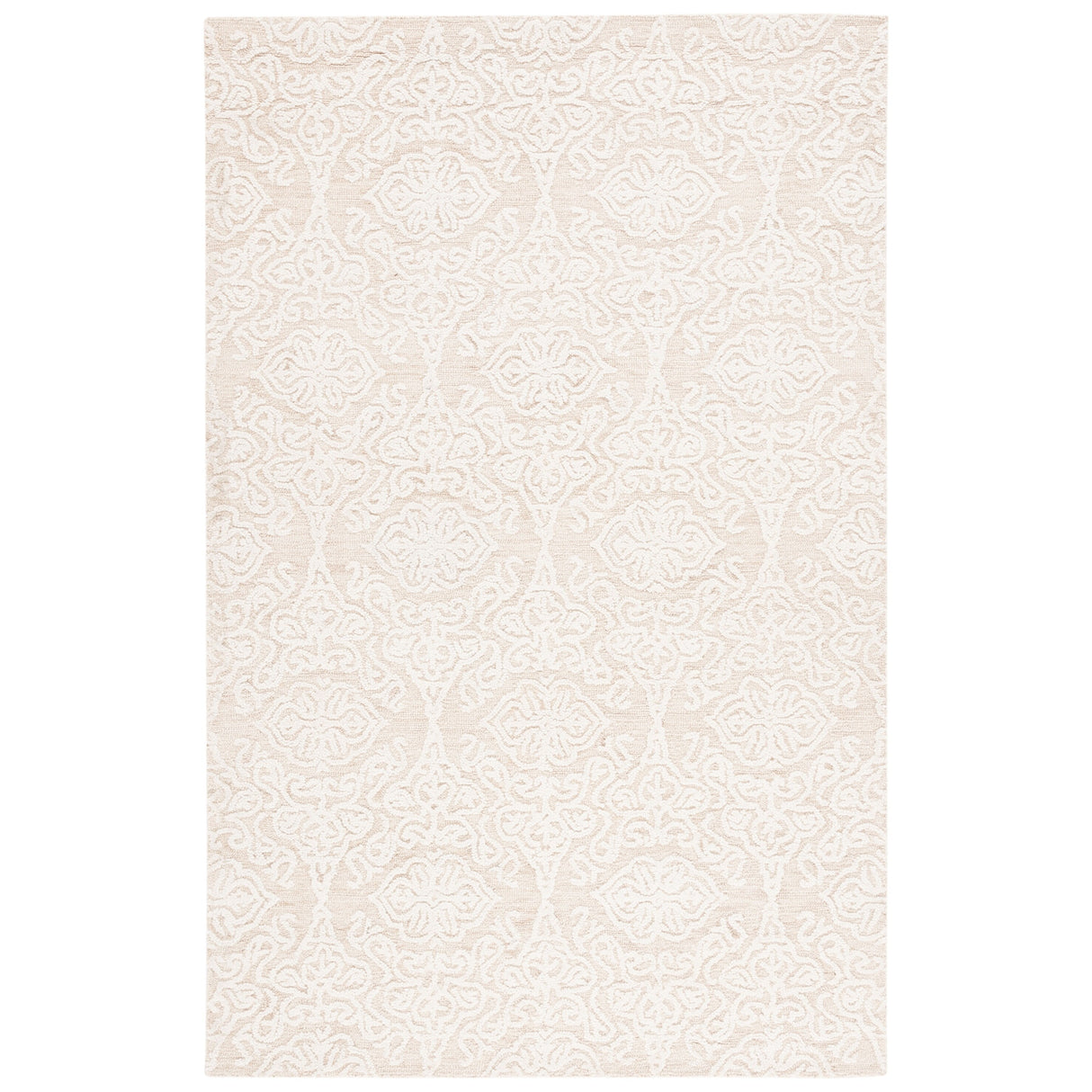 SAFAVIEH Handmade Blossom Cateluta Modern Floral Wool Rug