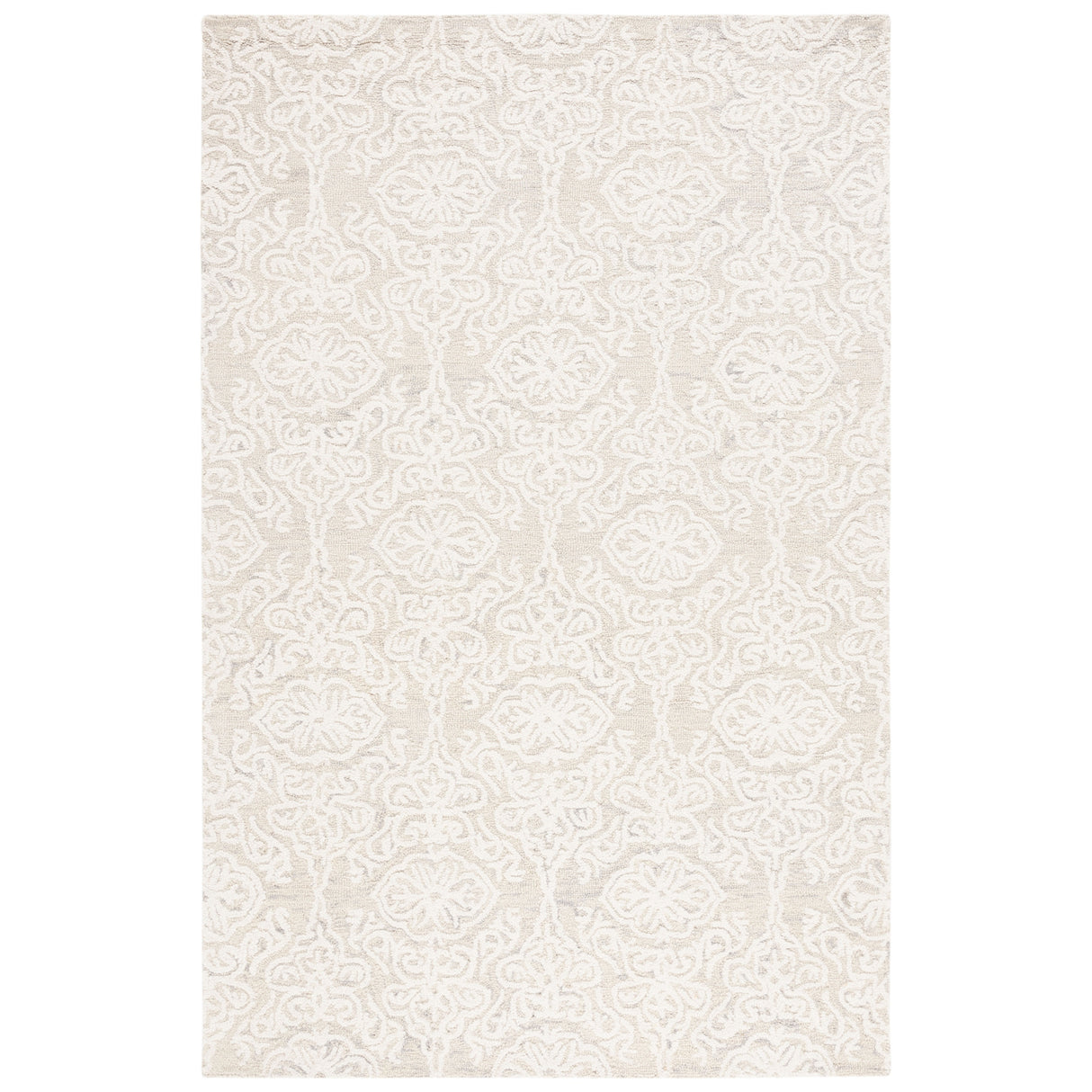 SAFAVIEH Handmade Blossom Cateluta Modern Floral Wool Rug