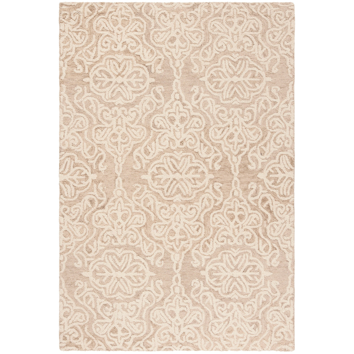 SAFAVIEH Handmade Blossom Cateluta Modern Floral Wool Rug