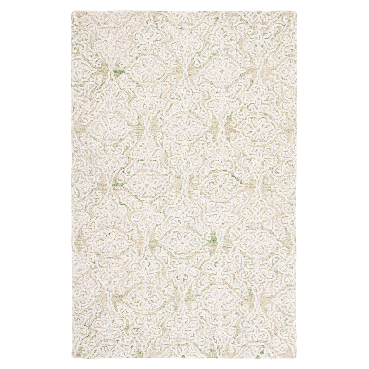 SAFAVIEH Handmade Blossom Cateluta Modern Floral Wool Rug