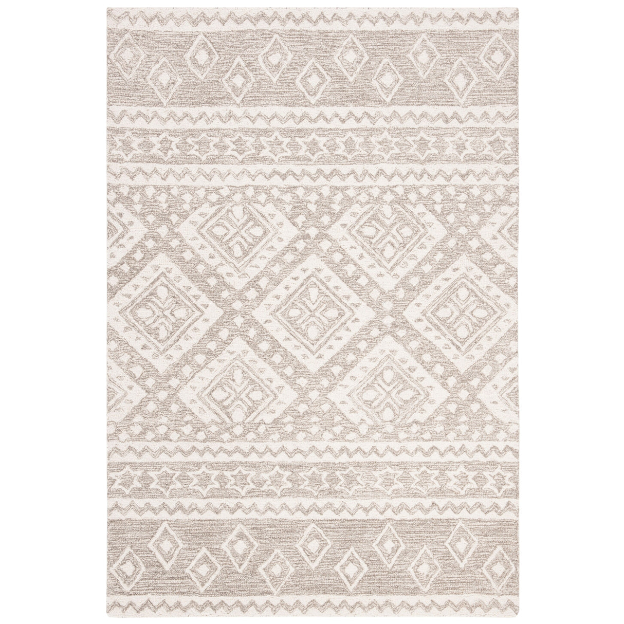 SAFAVIEH Handmade Blossom Cateluta Modern Floral Wool Rug