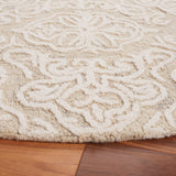 SAFAVIEH Handmade Blossom Cateluta Modern Floral Wool Rug