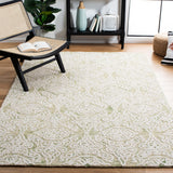 SAFAVIEH Handmade Blossom Cateluta Modern Floral Wool Rug