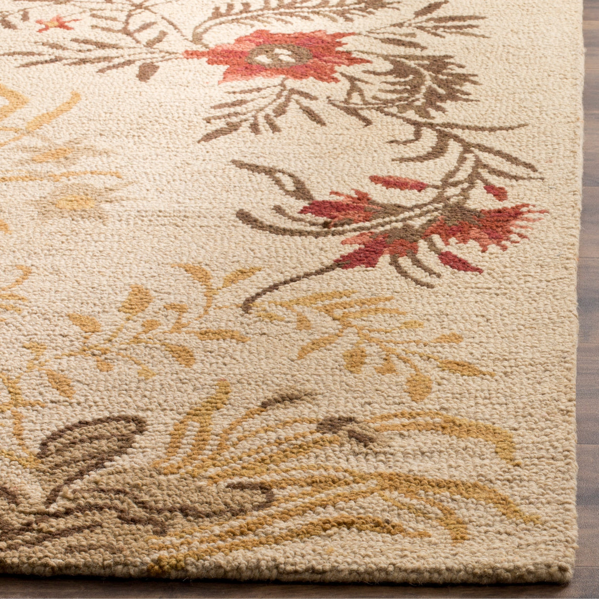 SAFAVIEH Handmade Blossom Catrinel Modern Floral Wool Rug