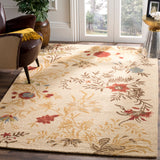 SAFAVIEH Handmade Blossom Catrinel Modern Floral Wool Rug