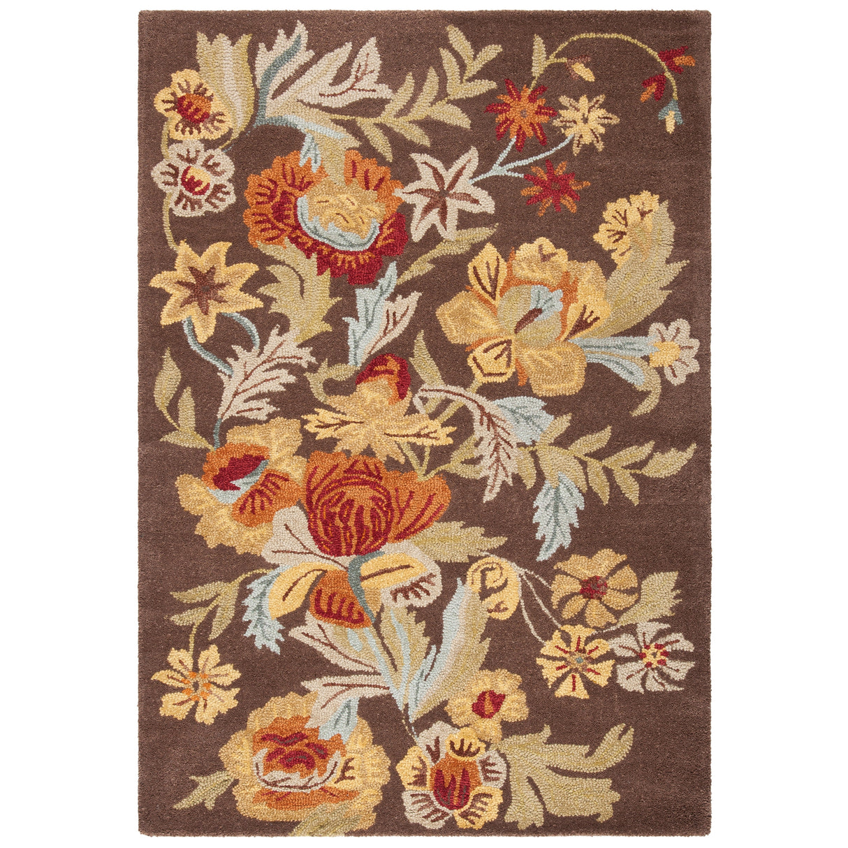 SAFAVIEH Handmade Blossom Catrinel Modern Floral Wool Rug