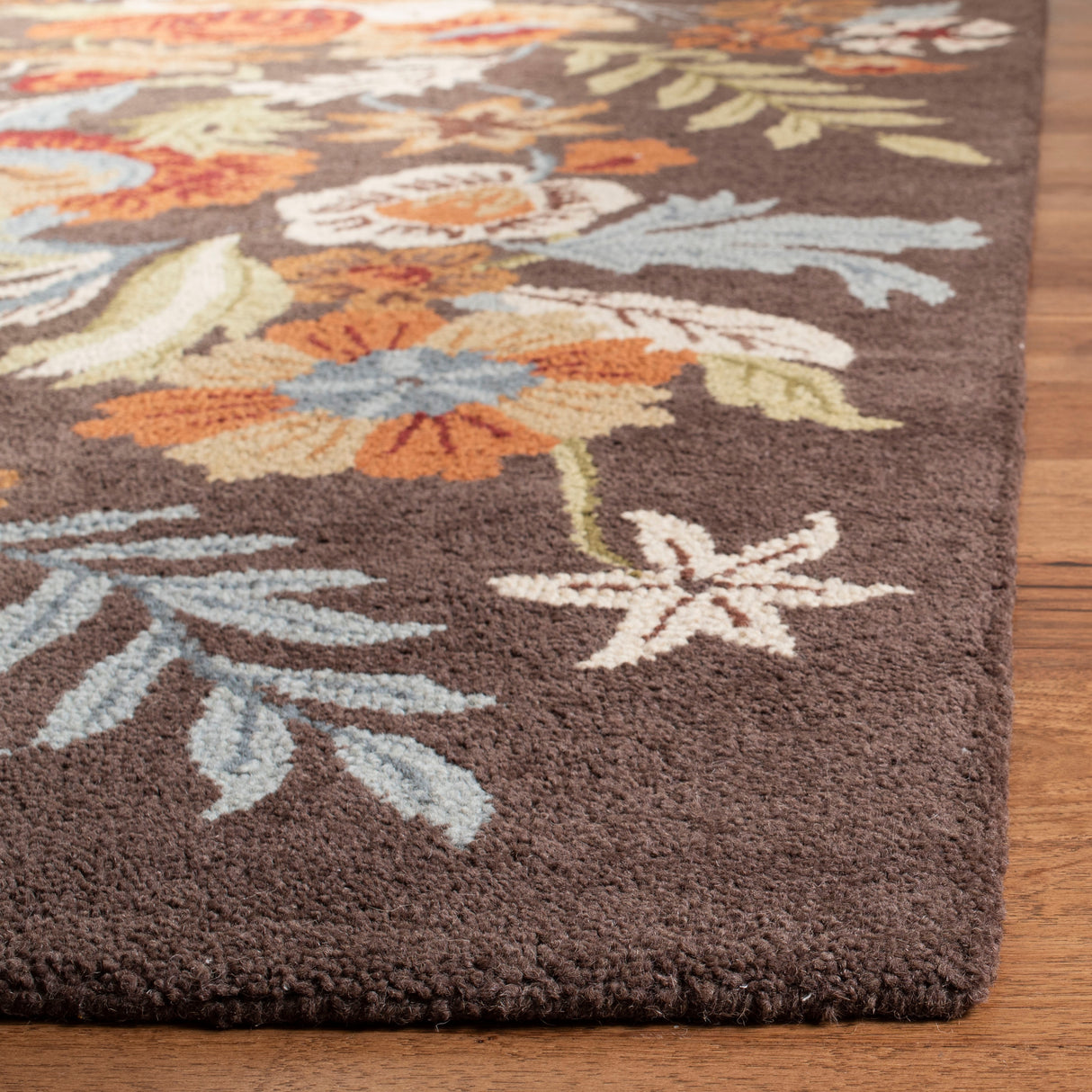 SAFAVIEH Handmade Blossom Catrinel Modern Floral Wool Rug