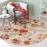 SAFAVIEH Handmade Blossom Catrinel Modern Floral Wool Rug