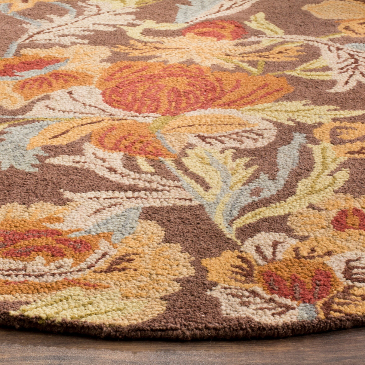 SAFAVIEH Handmade Blossom Catrinel Modern Floral Wool Rug