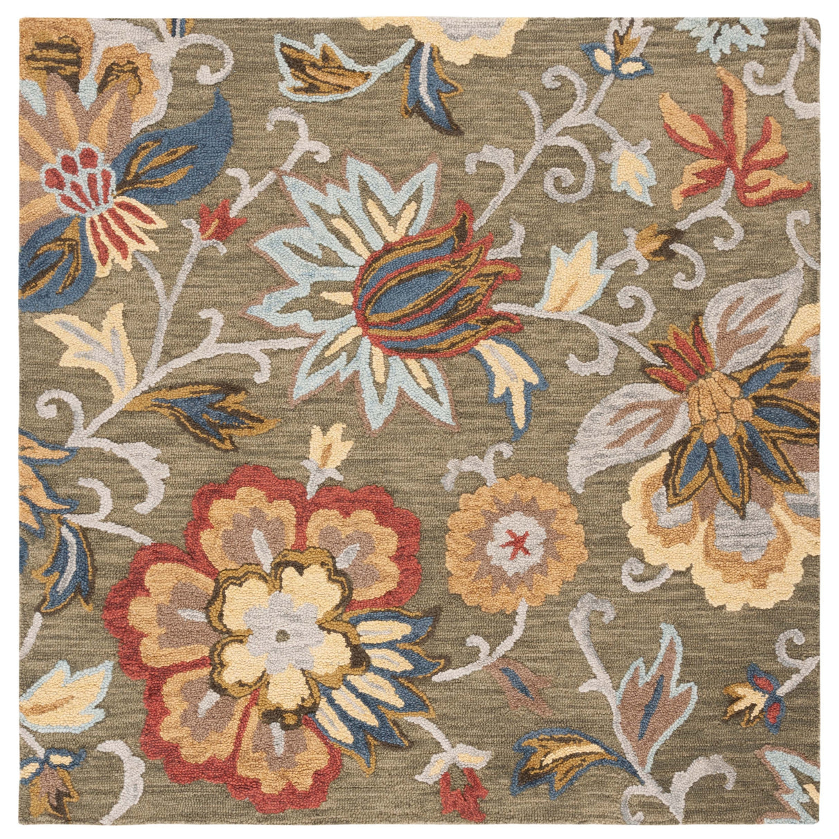 SAFAVIEH Handmade Blossom Chisato Contemporary Wool Rug