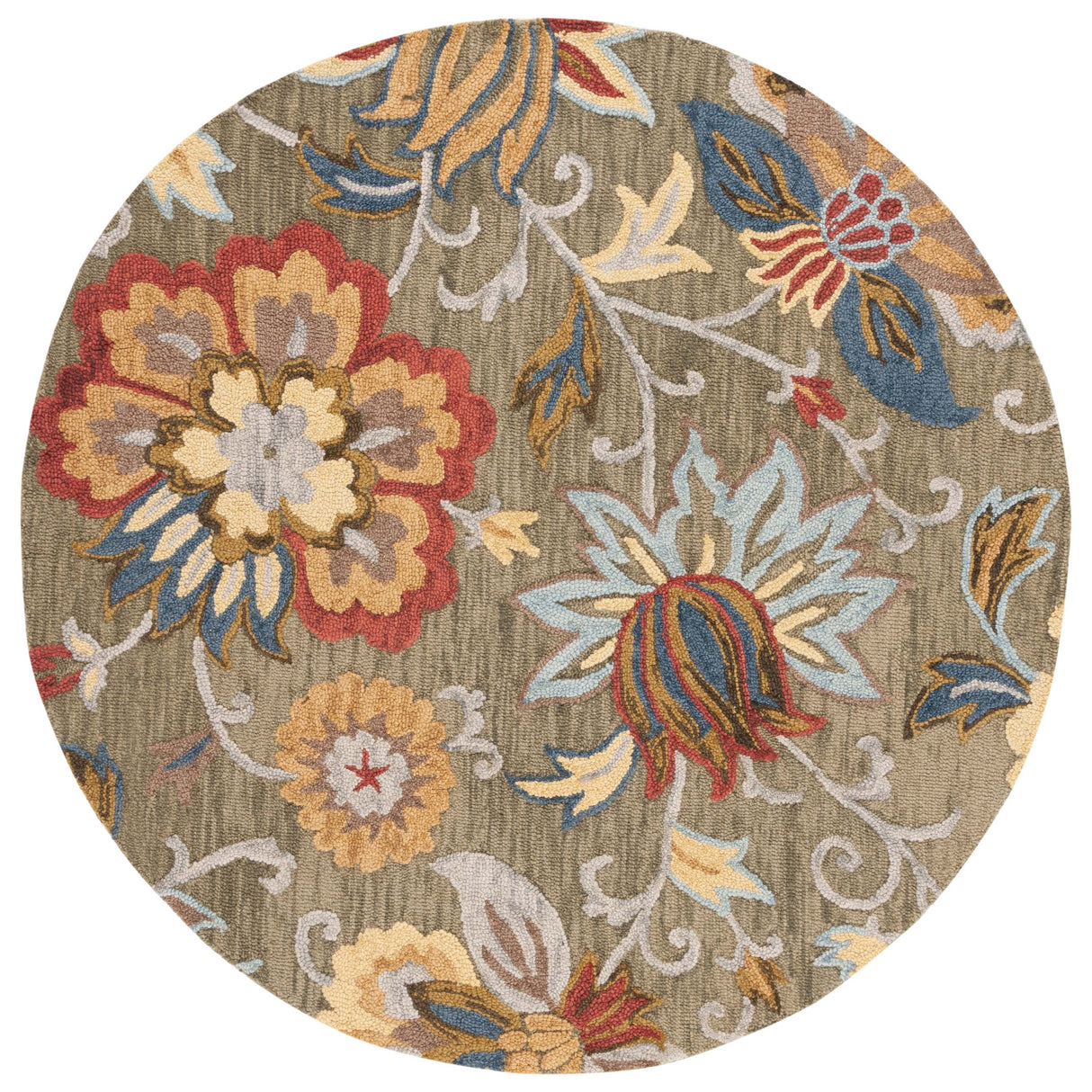 SAFAVIEH Handmade Blossom Chisato Contemporary Wool Rug