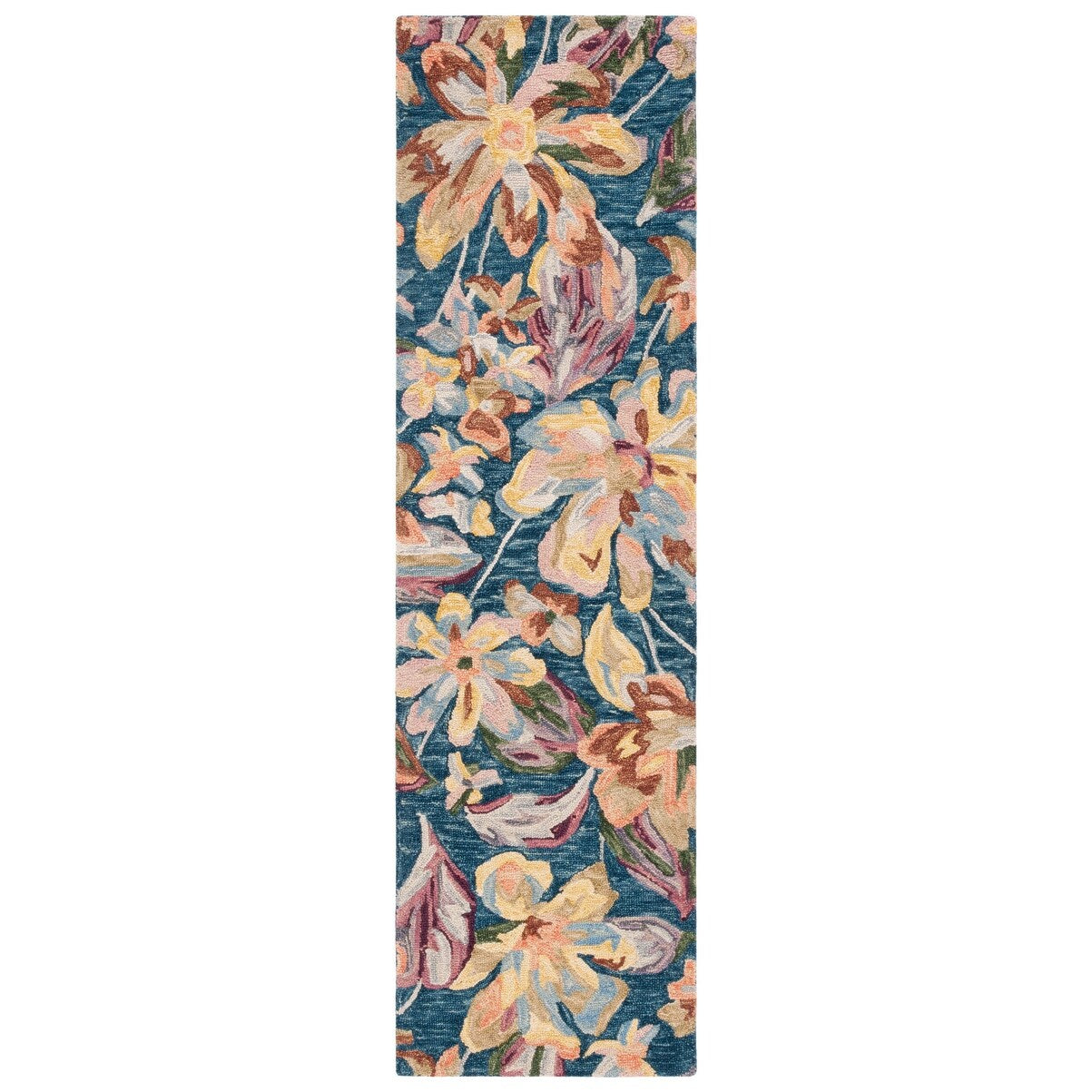 SAFAVIEH Handmade Blossom Clasien French Country Floral Wool Rug