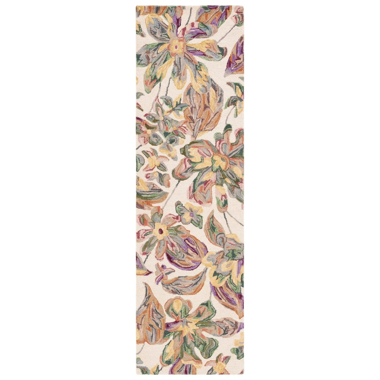 SAFAVIEH Handmade Blossom Clasien French Country Floral Wool Rug