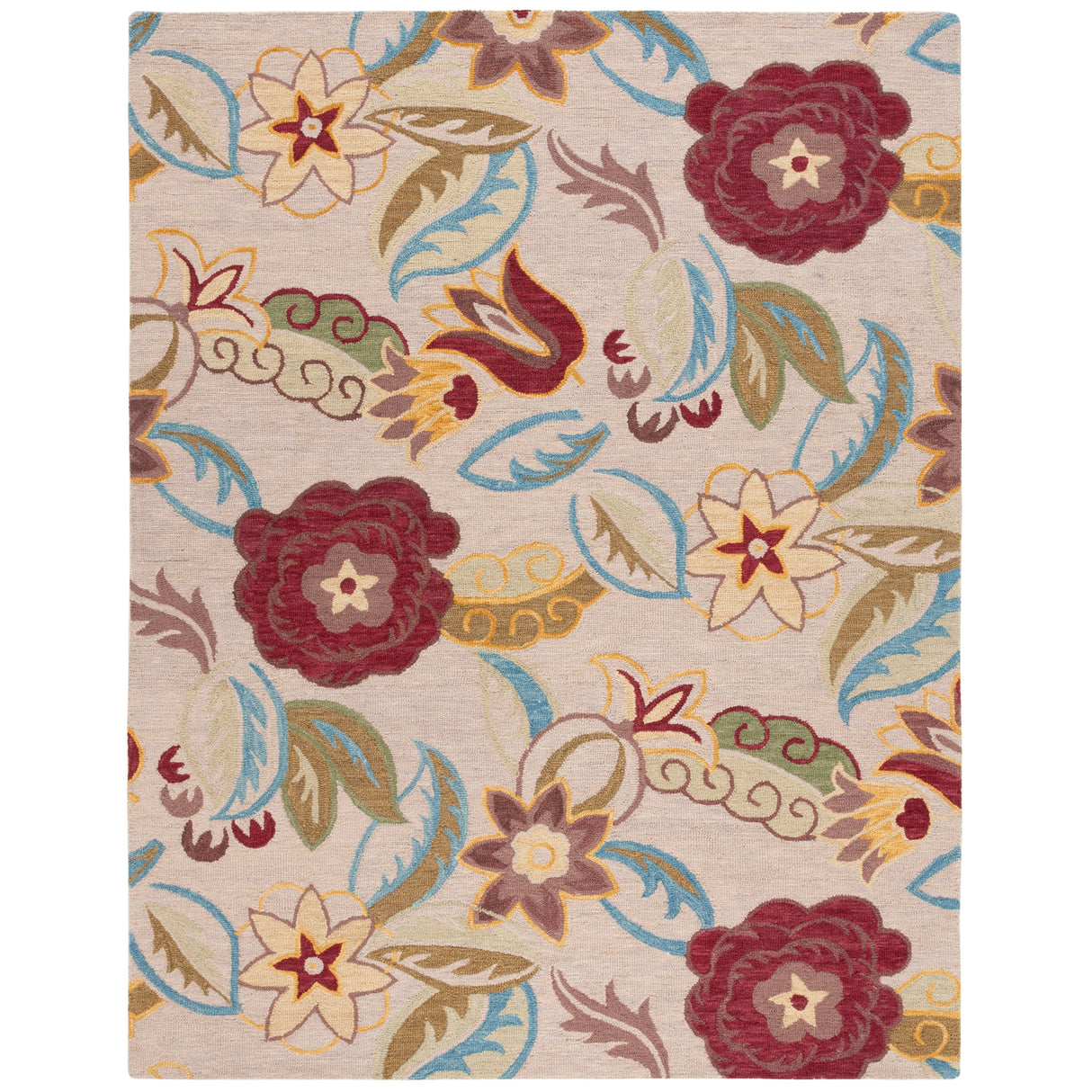 SAFAVIEH Handmade Blossom Dave Wool Rug