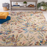 SAFAVIEH Handmade Blossom Deliana French Country Floral Wool Rug