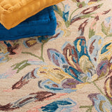 SAFAVIEH Handmade Blossom Deliana French Country Floral Wool Rug