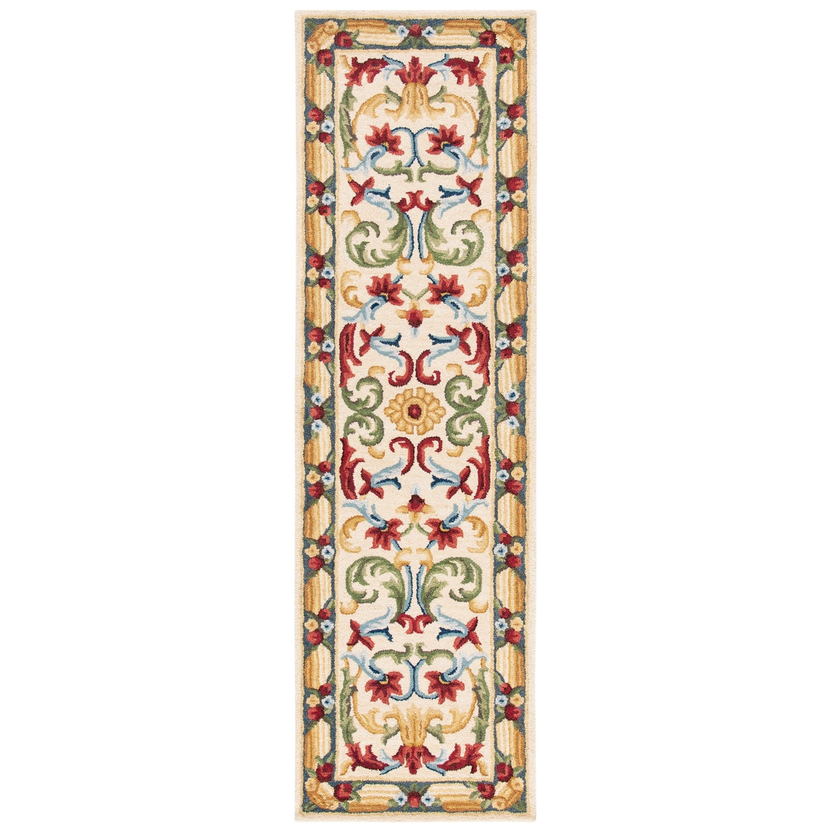 SAFAVIEH Handmade Blossom Derren Modern Floral Wool Rug