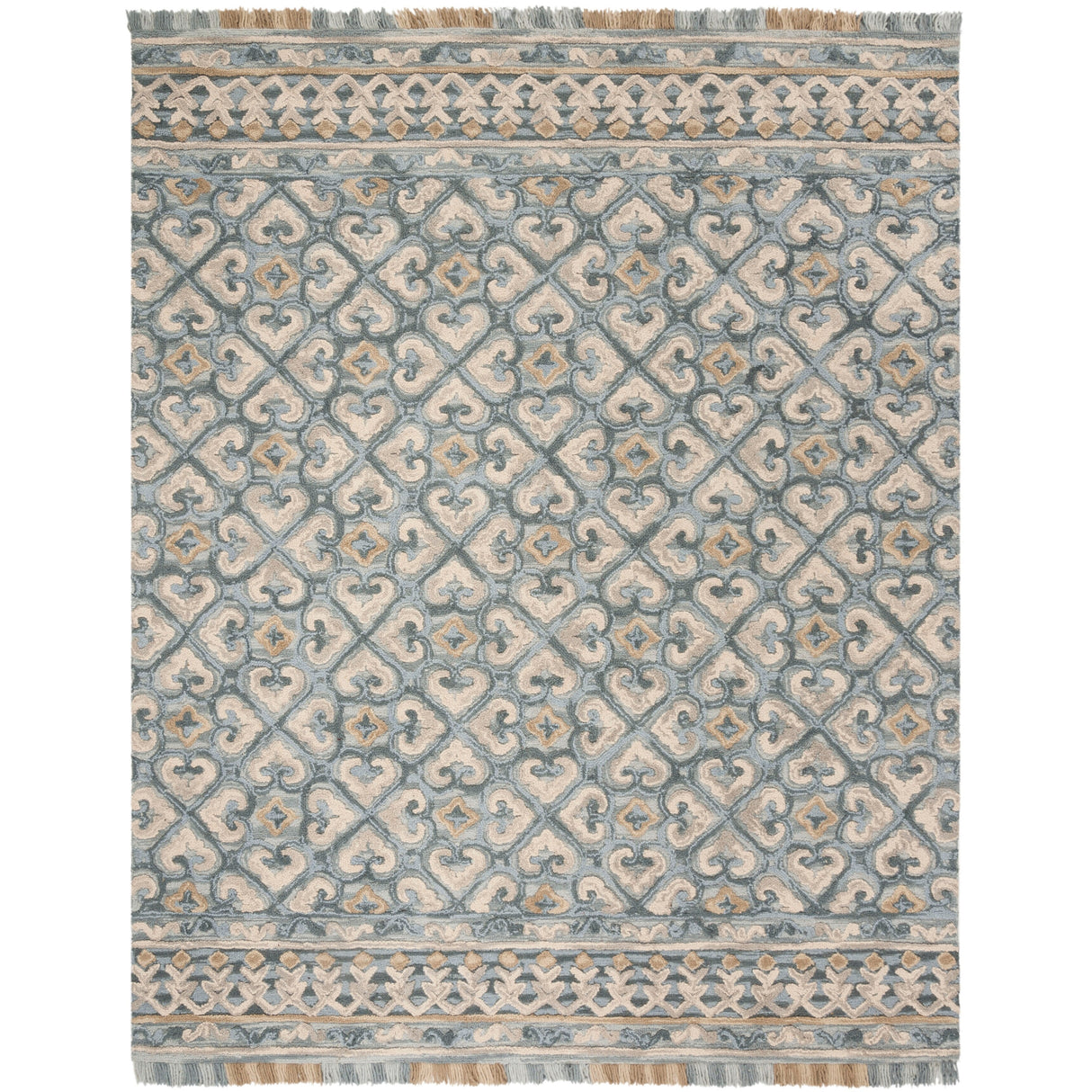 SAFAVIEH Handmade Blossom Dosta Modern Floral Wool Rug