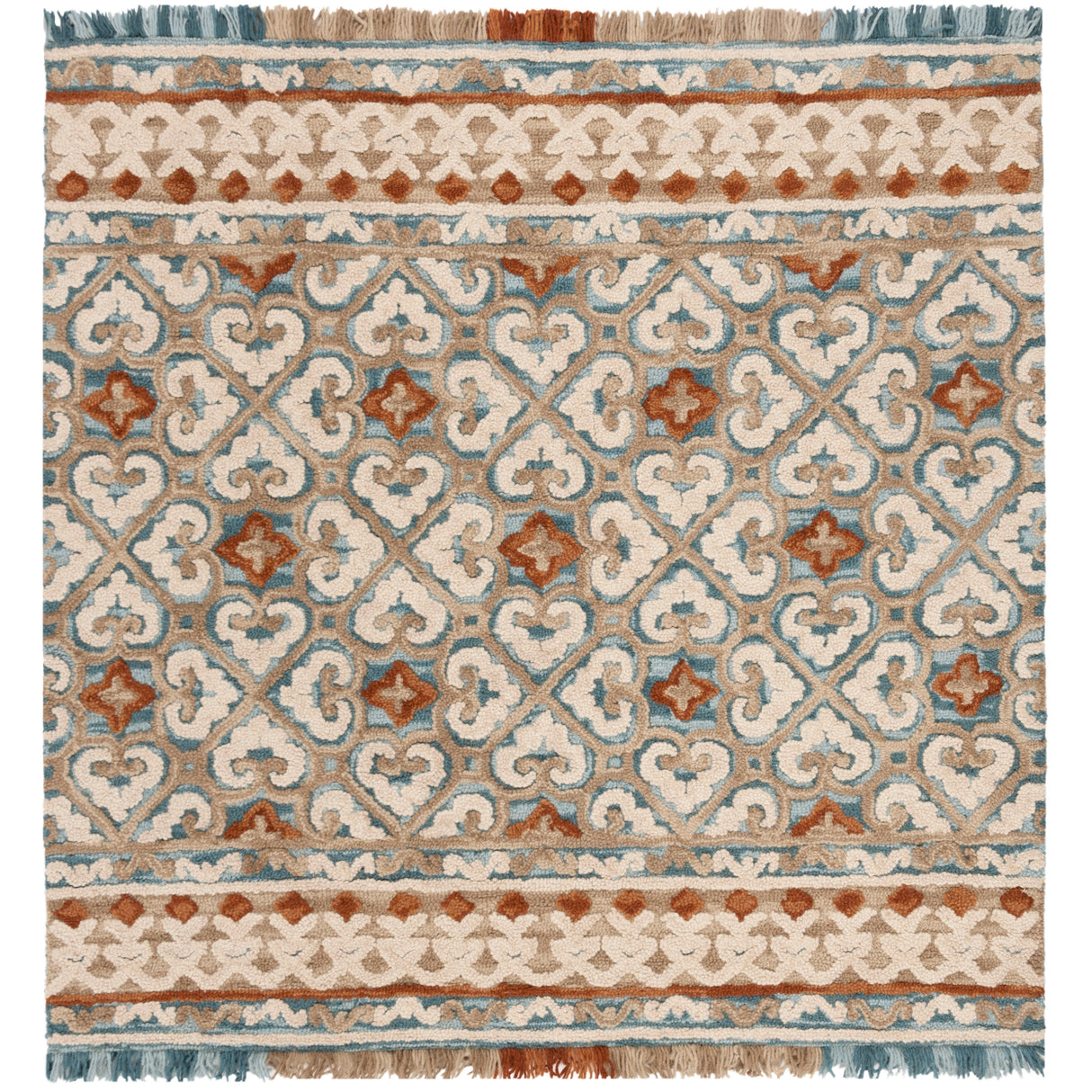 SAFAVIEH Handmade Blossom Dosta Modern Floral Wool Rug