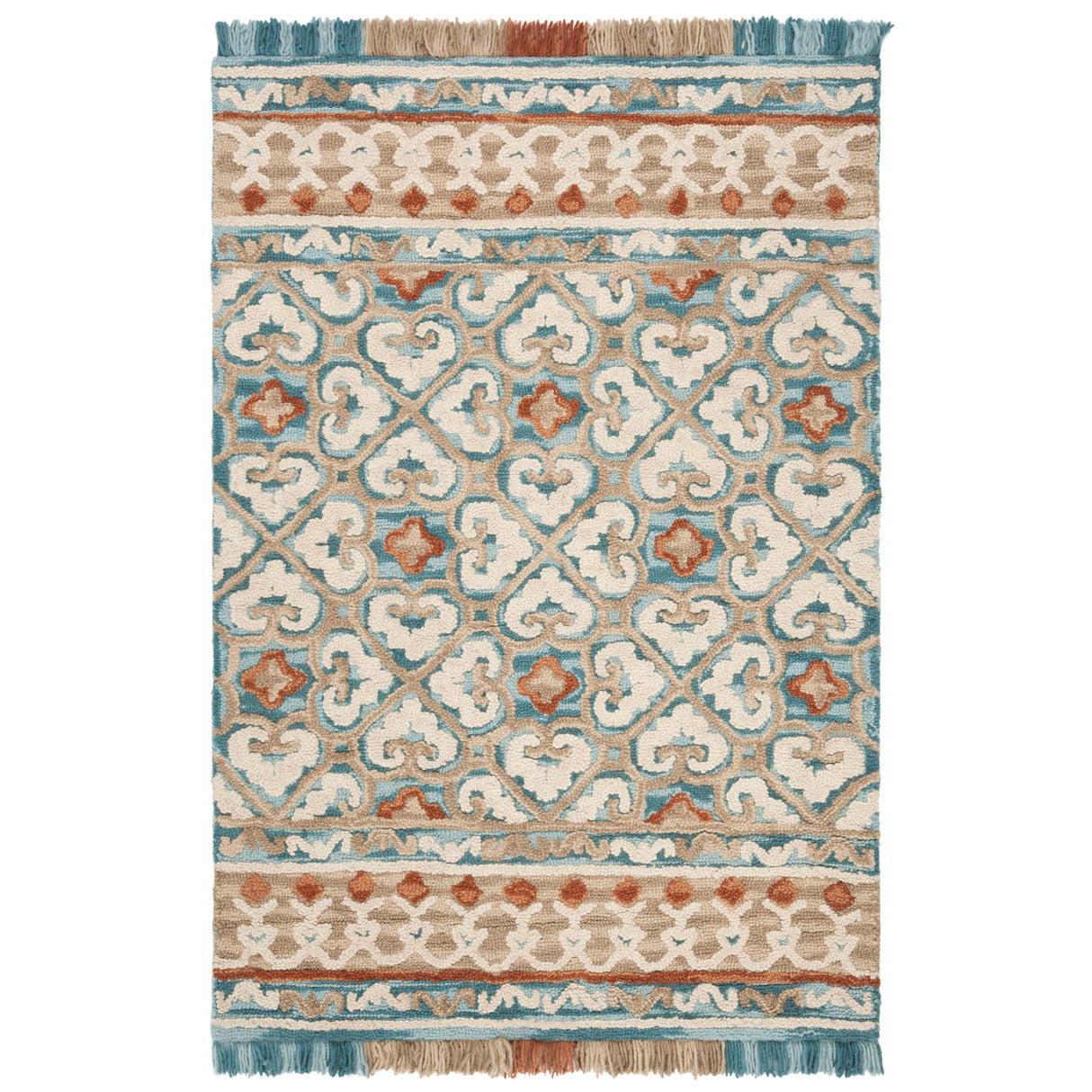 SAFAVIEH Handmade Blossom Dosta Modern Floral Wool Rug