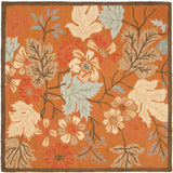 SAFAVIEH Handmade Blossom Efrosinia Modern Floral Wool Rug