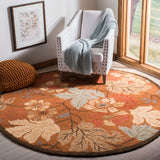 SAFAVIEH Handmade Blossom Efrosinia Modern Floral Wool Rug