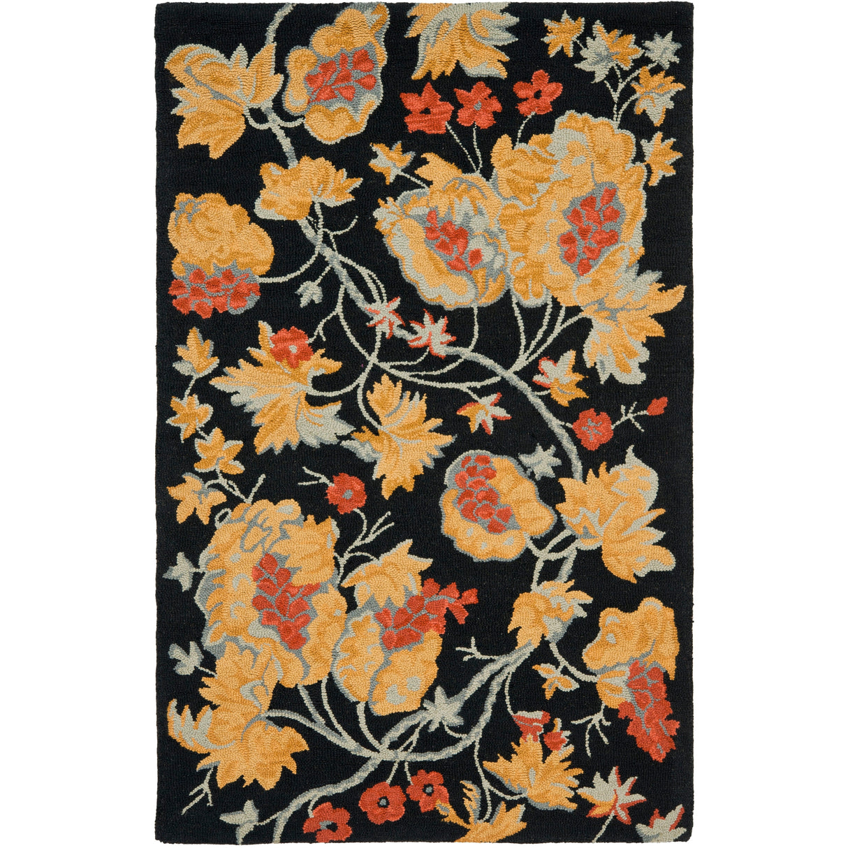 SAFAVIEH Handmade Blossom Elene Modern Floral Wool Rug