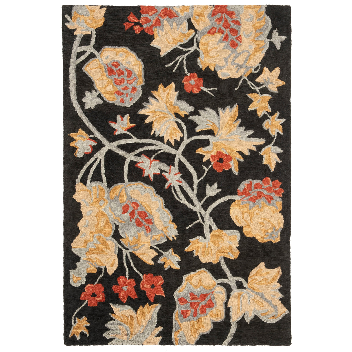 SAFAVIEH Handmade Blossom Elene Modern Floral Wool Rug