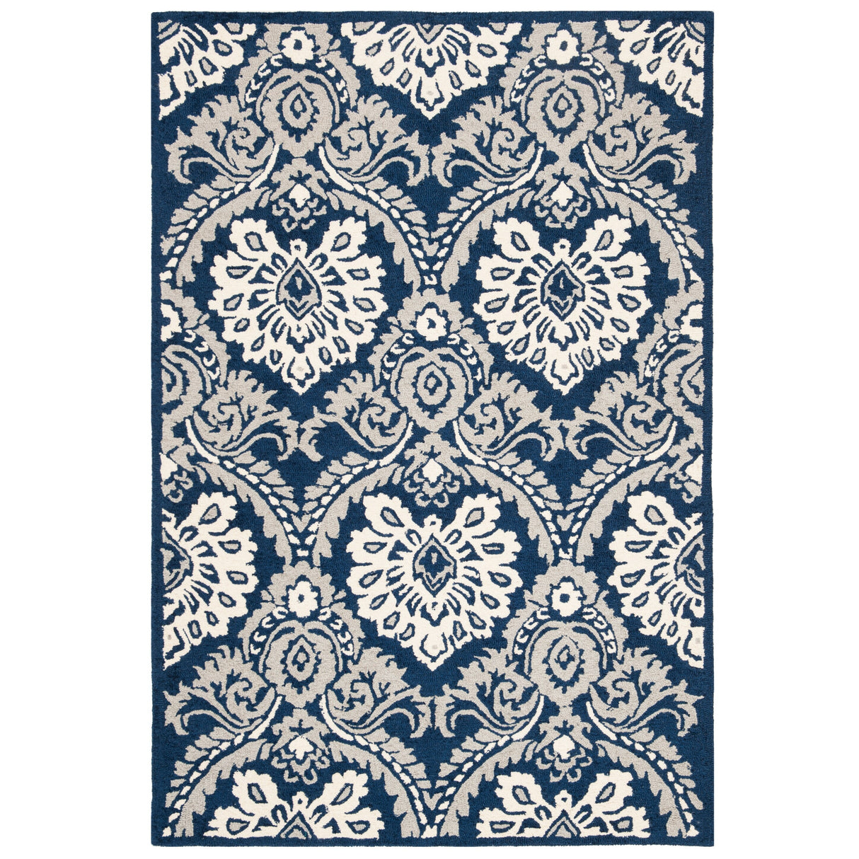 SAFAVIEH Handmade Blossom Esta Modern Floral Wool Rug