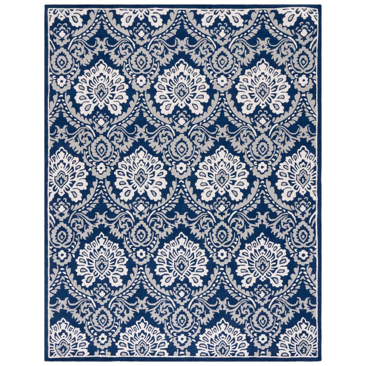 SAFAVIEH Handmade Blossom Esta Modern Floral Wool Rug