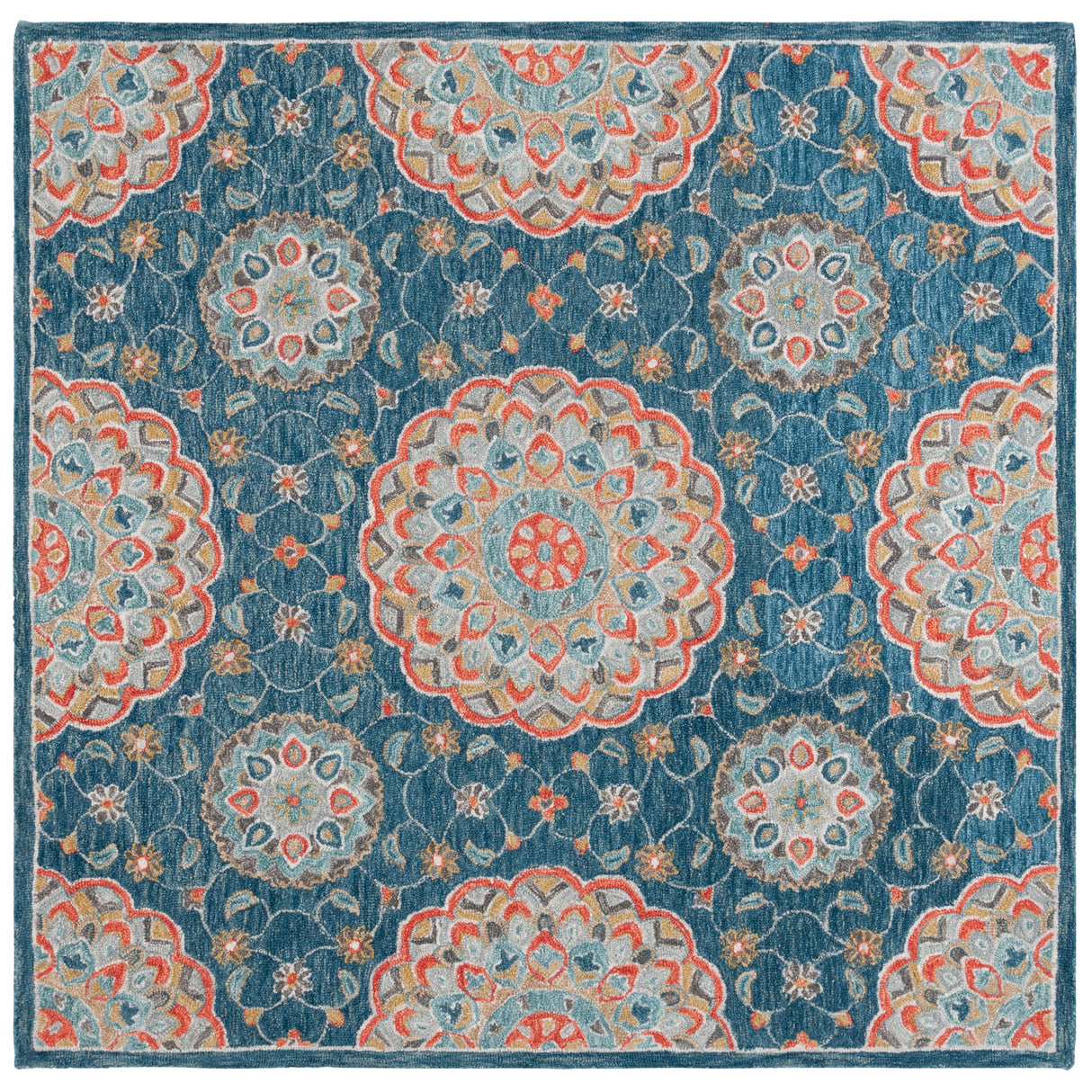 SAFAVIEH Handmade Blossom Foteini Contemporary Wool Rug