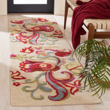 SAFAVIEH Handmade Blossom Frouwktje Modern Floral Wool Rug