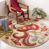 SAFAVIEH Handmade Blossom Frouwktje Modern Floral Wool Rug