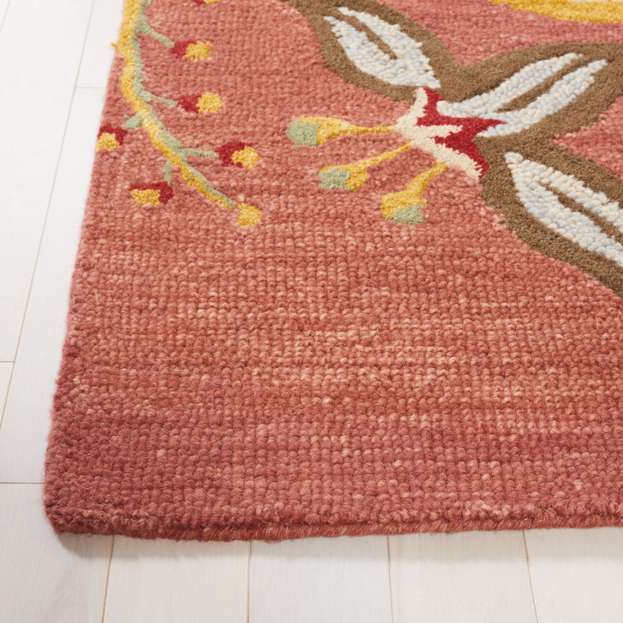 SAFAVIEH Handmade Blossom Frouwktje Modern Floral Wool Rug