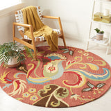 SAFAVIEH Handmade Blossom Frouwktje Modern Floral Wool Rug