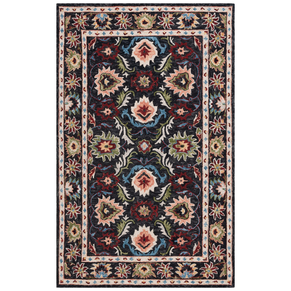 SAFAVIEH Handmade Blossom Geralda Contemporary Wool Rug