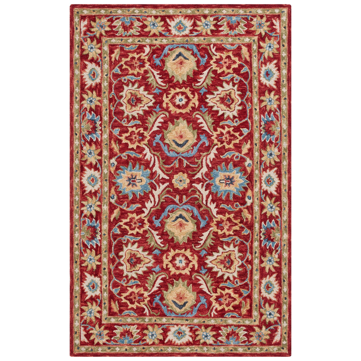 SAFAVIEH Handmade Blossom Geralda Contemporary Wool Rug