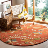 SAFAVIEH Handmade Blossom Gerga Modern Floral Wool Rug