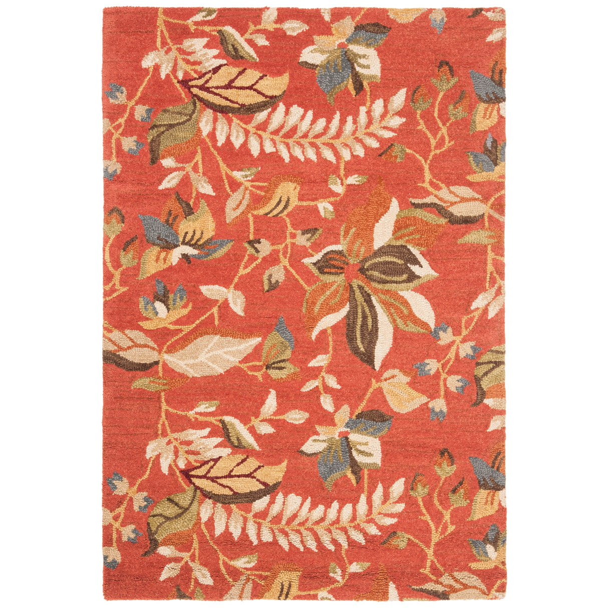 SAFAVIEH Handmade Blossom Gerga Modern Floral Wool Rug