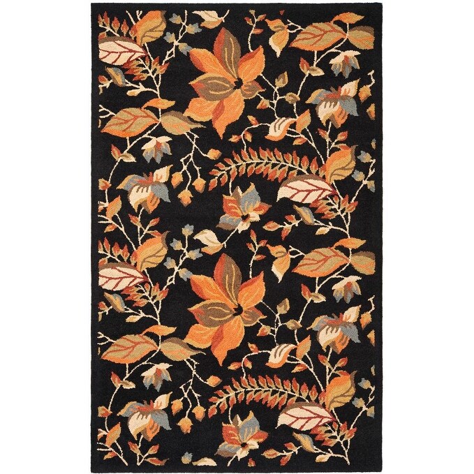 SAFAVIEH Handmade Blossom Gerga Modern Floral Wool Rug