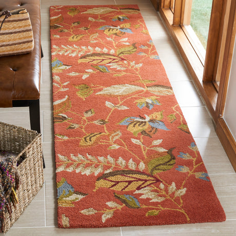 SAFAVIEH Handmade Blossom Gerga Modern Floral Wool Rug