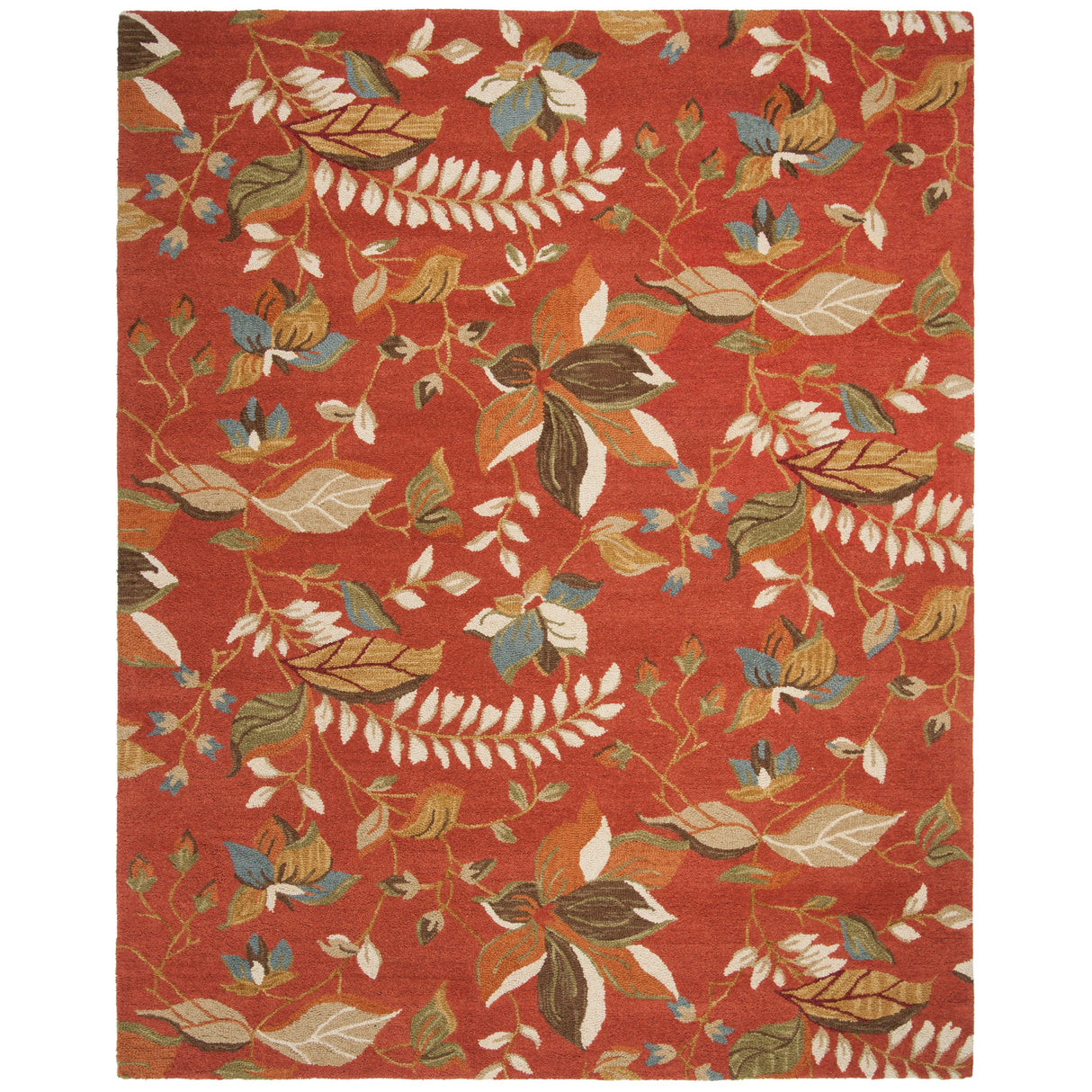 SAFAVIEH Handmade Blossom Gerga Modern Floral Wool Rug