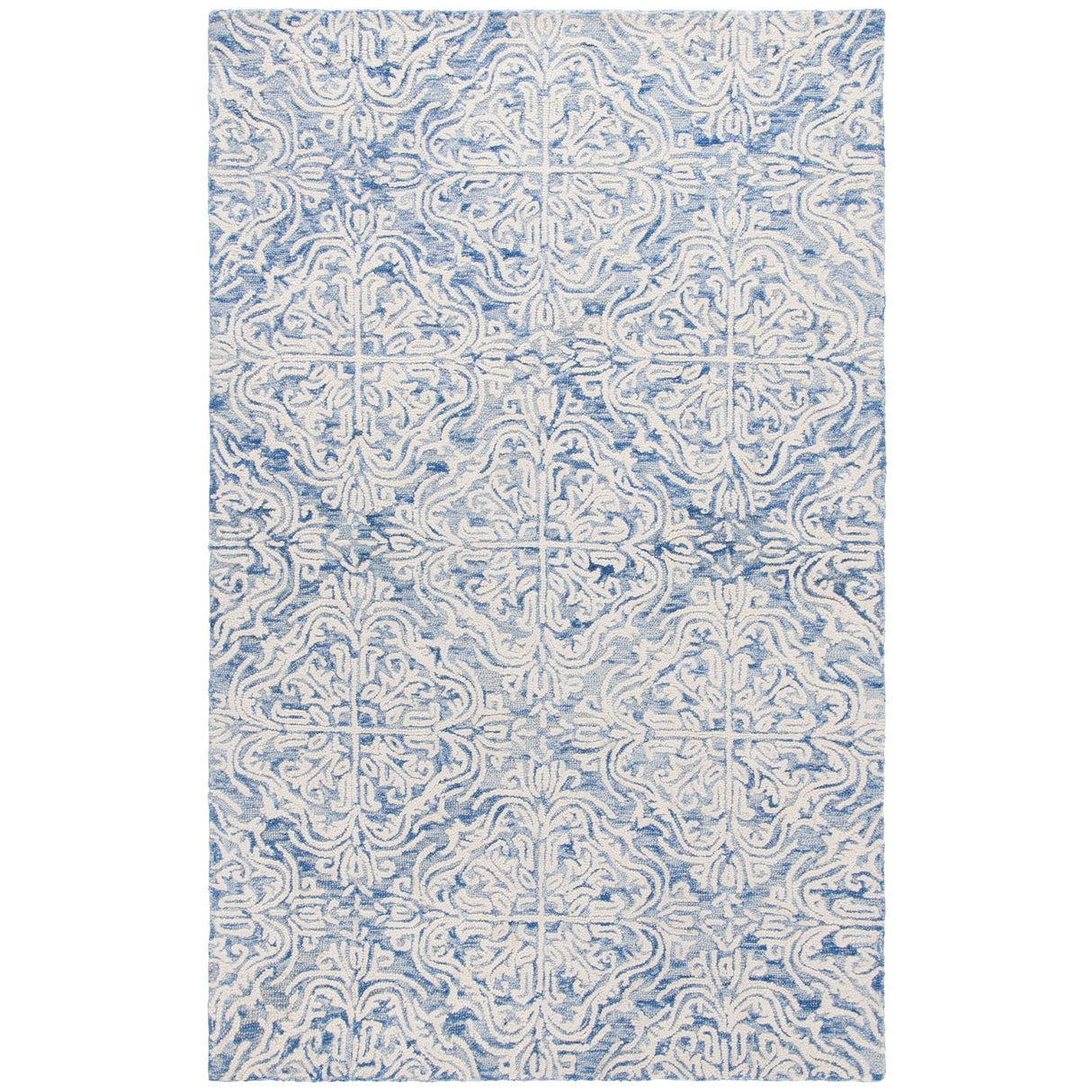 SAFAVIEH Handmade Blossom Gertrida Modern Floral Wool Rug