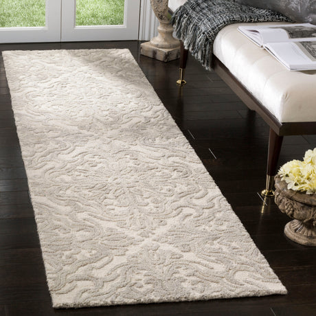 SAFAVIEH Handmade Blossom Gertrida Modern Floral Wool Rug