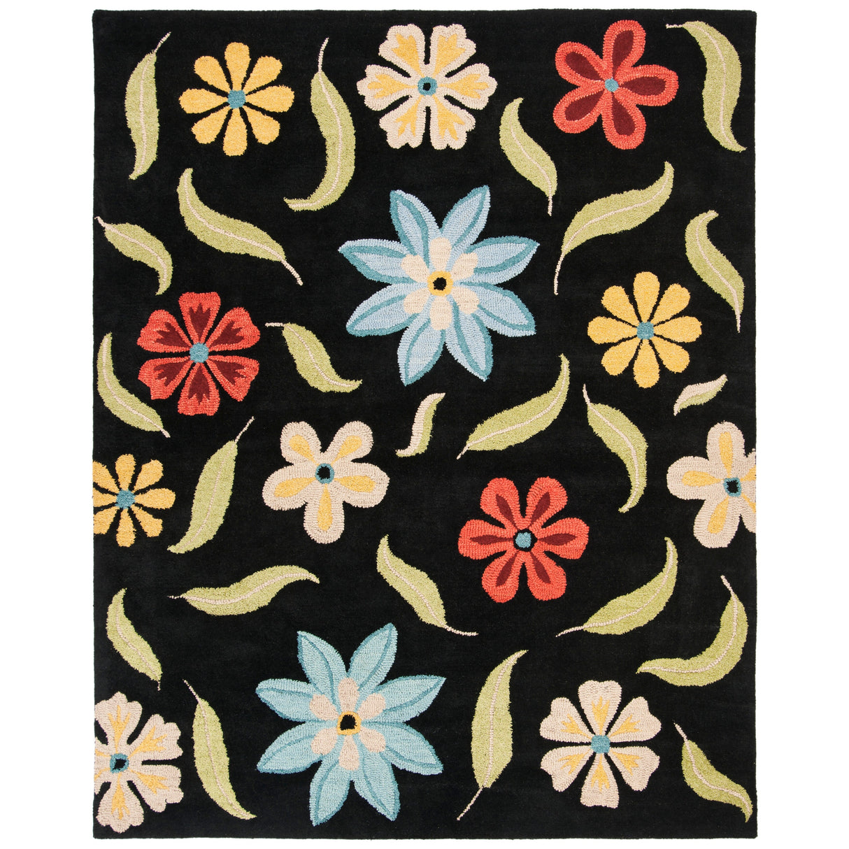 SAFAVIEH Handmade Blossom Gianpiera Modern Floral Wool Rug